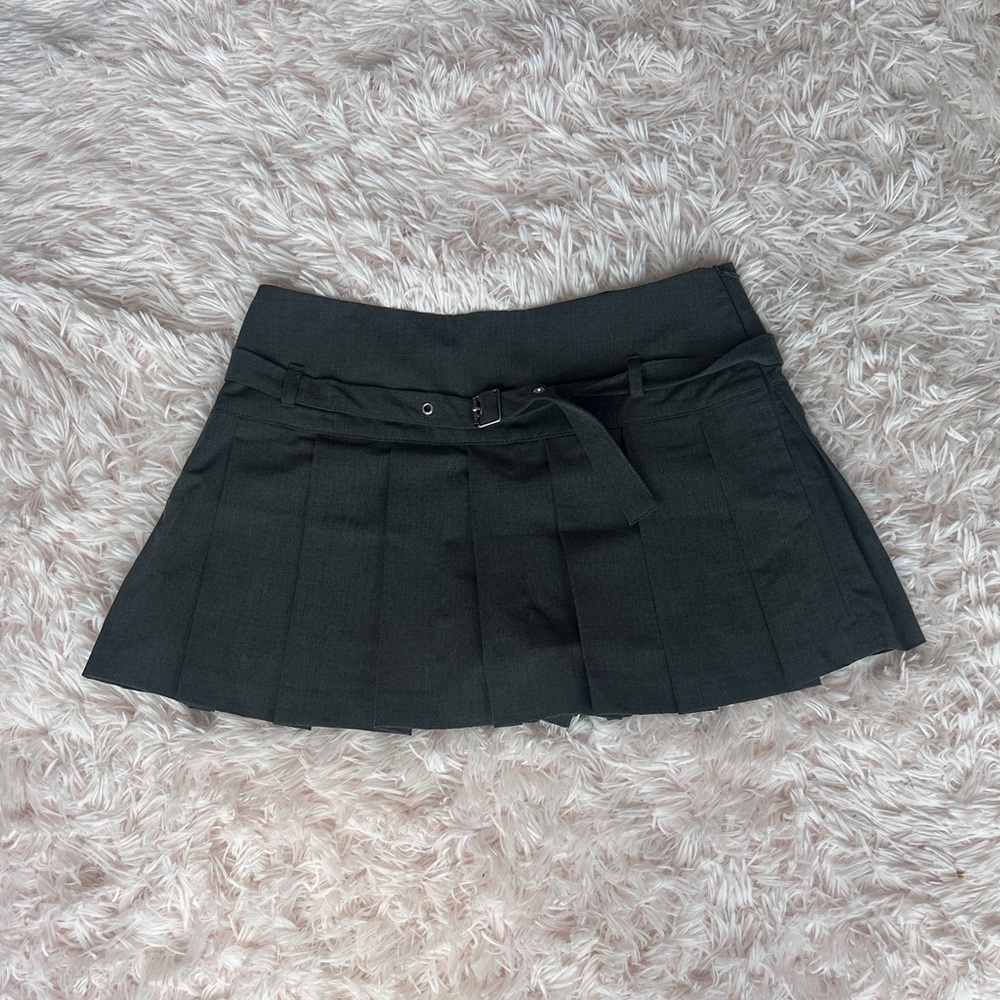 Zara Dark Gray Skater Skirt
